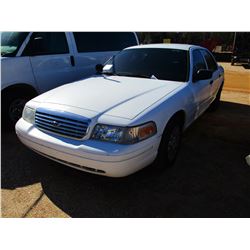 2004 FORD CROWN VICTORIA VIN/SN:2FAFP73W74X127954 - GAS ENGINE, A/T (DOES NOT OPERATE) (COUNTY OWNED