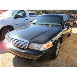 2007 FORD CROWN VICTORIA VIN/SN:2FAFP73V67X134454 - GAS ENGINE, A/T (DOES NOT OPERATE) (COUNTY OWNED
