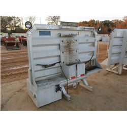 ALUMINUM HEADACHE RACK W/TOOL BOX FIT TRUCK TRACTOR (A-2)