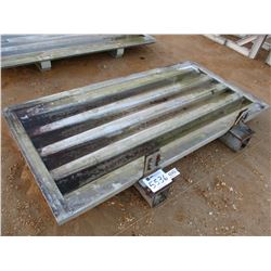 ALUMINUM HEADACHE RACK FIT FLAT BED TRAILER (A-2)