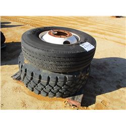 315/80R22.5 TIRE & RIM (A-2)