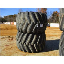 (2) LOG SKIDDER TIRES