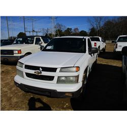 2009 CHEVROLET COLORADO PICK UP, VIN/SN:1GCCS149398118824 - GAS ENGINE, A/T, ODOMETER READING 194,07