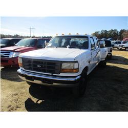 1997 FORD F350 DUALLY, VIN/SN:1FTJW35F7VEA82790 - CREW CAB, POWERSTROKE DIESEL ENGINE, 5 SPEED TRANS