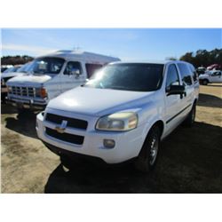 2006 CHEVROLET UPLANDER, VIN/SN:1GBDV13L36D139897 - GAS ENGINE, A/T, ODOMETER READING 225,647 MILES