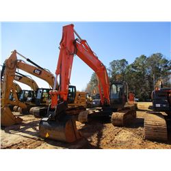2012 HITACHI ZX210LC HYDRAULIC EXCAVATOR, VIN/SN:602218 - MEDIUM STICK, 52" BUCKET, CAB, A/C, METER 