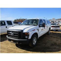 2009 FORD F350 PICKUP, VIN/SN:1FTWW30579EA15133 - CREW CAB, GAS ENGINE, A/T, ODOMETER READING 265,68