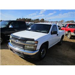 2007 CHEVROLET S10 PICKUP, VIN/SN:1GCCS149878126687 - GAS ENGINE, A/T, ODOMETER READING 167,486 MILE