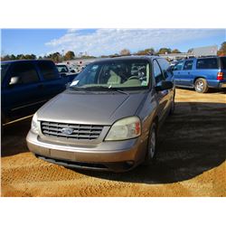 2005 FORD FREESTAR VAN, VIN/SN:2FMZA57675BA34420 - GAS ENGINE, A/T, ODOMETER READING 184,122 MILES
