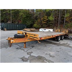 1996 ECONOLINE BACKHOE PRO TAG TRAILER, VIN/SN:42EDPHE41T1000635 - T/A, PINTLE HITCH, DOVETAIL, RAMP