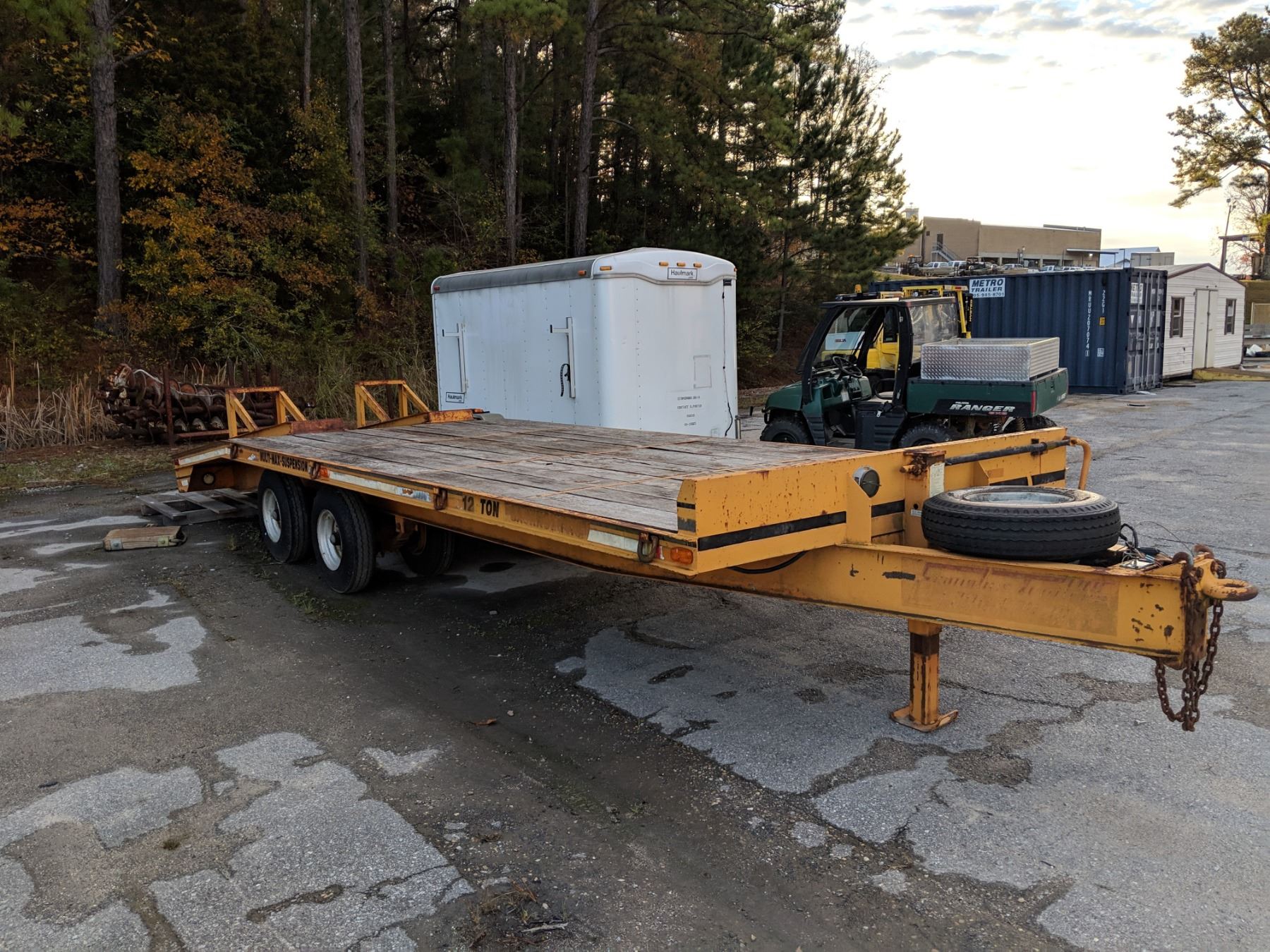 1996 ECONOLINE BACKHOE PRO TAG TRAILER, VIN/SN:42EDPHE41T1000635 - T/A ...