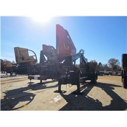 2014 CAT 559C LOG LOADER, VIN/SN:KAS00528 - CAB, A/C, CTR DELIMBER, MTD ON PITTS TRAILER S/N: 150773