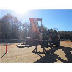 PRENTICE 280 LOG LOADER, VIN/SN:P57474 - CTR DELIMBER, CAB, MTD ON T/A TRAILER, METER READING 19,001