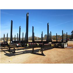 2019 KAUFMAN FRTL42-D-2-S LOG TRAILER, VIN/SN:1K9LT44221KB367126 - T/A, 4 BOLSTER, 11R24.5 TIRES (UN
