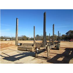 2017 PITTS LT40-8L LOG TRAILER, VIN/SN:5JYLT4029HPP02951 - T/A, 4-BOLSTER