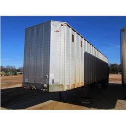 2000 ITI IWS-42 CHIP TRAILER, VIN/SN:1Z92E4222YT029425 - T/A, 42' LENGTH, CLOSED TOP, HALF GATE