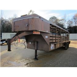 NECKOVER 24' STOCK TRAILER, VIN/SN:G1L2468595 - LT235/85R16 TIRES (C-1)