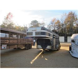 PONDEROSA GOOSENECK STOCK TRAILER, - 14', T/A (C-1)