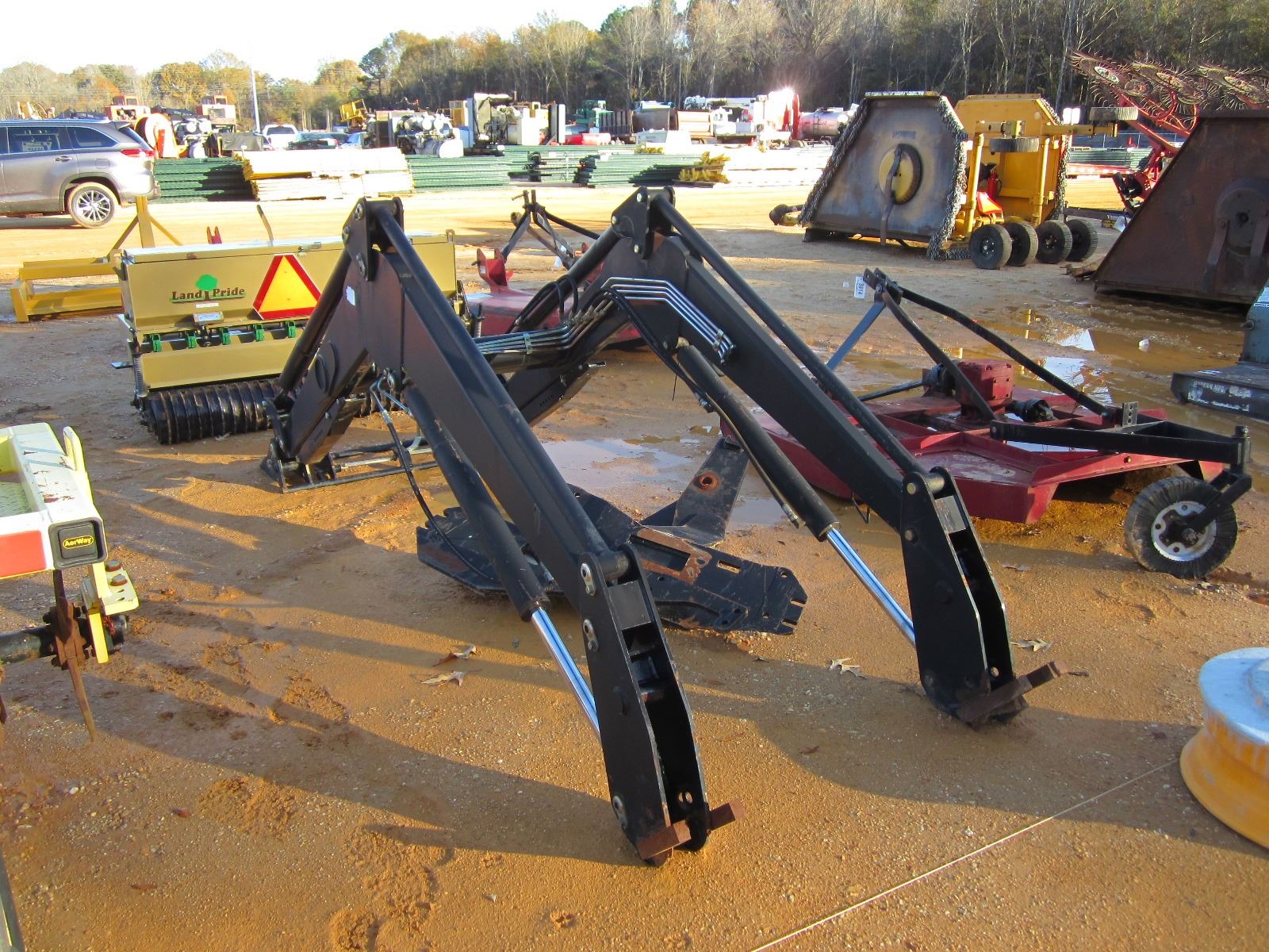 FRONT BUCKET ATTACHMENT, FITS FARM TRACTOR (C-3) - J.M. Wood Auction ...