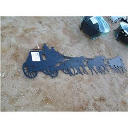 METAL STAGECOACH SIGN (C-6)