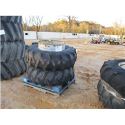 (2) 16.9-28 TIRES & RIMS (C-7)