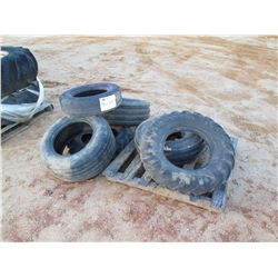 (6) MISC SIZE TIRES (C-7)