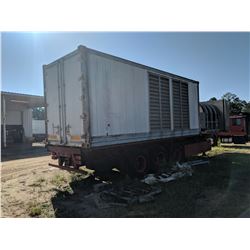 1990 CAT SR4B TRAILER-MOUNTED GENERATOR, - 480 VOLT, CAT DIESEL ENGINE, PONY MOTOR, FUEL TANKS, ELEC