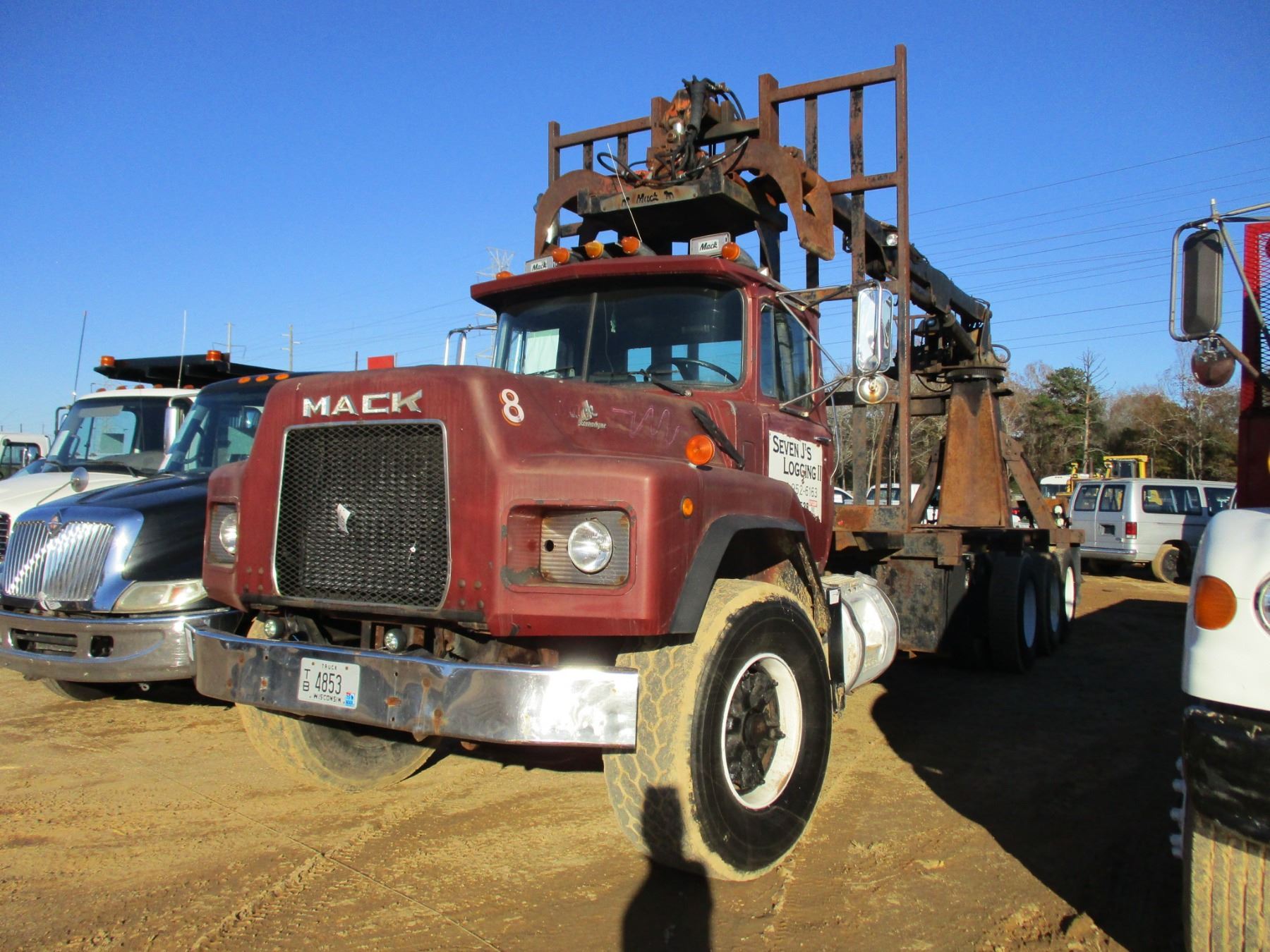 1990 MACK RB6882 BOOM TRUCK, VIN/SN:2M2AM09C4LC001506 - TRI