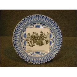 Une assiette en porcelaine de Royal Doulton de la série "Gibson Girls": "Failing to find rest and...