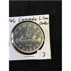 1946 CANADA SILVER DOLLAR! KEY DATE!