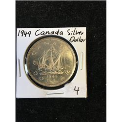 1949 CANADA SILVER DOLLAR!