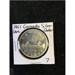 1951 (SWL) CANADA SILVER DOLLAR!