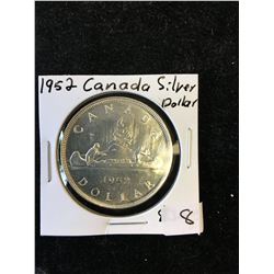 1952 CANADA SILVER DOLLAR!