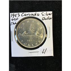 1953 (NSF,FWL) CANADA SILVER DOLLAR!