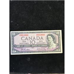1954 BANK OF CANADA $10 NOTE!