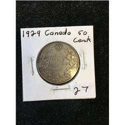 1929 CANADA 50 CENTS..