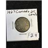 Image 1 : 1927 CANADA 25 CENTS!