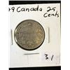 Image 1 : 1929 CANADA 25 CENTS!