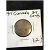 Image 1 : 1915 KEY DATE CANADA 25 CENTS