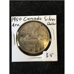 1950 (ARN) CANADA SILVER DOLLAR!