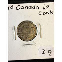 1920 CANADA 10 CENTS! HIGH GRADE!