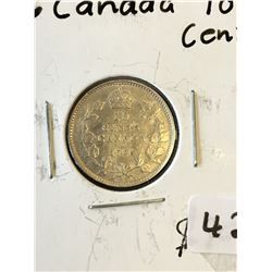 1906 CANADA 10 CENTS!NICE GRADE!
