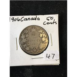 1906 CANADA 50 CENTS!