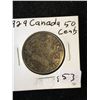 Image 1 : 1929 CANADA 50 CENTS!