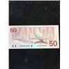 Image 2 : 1988 BANK OF CANADA $50 RADAR NOTE!