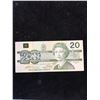 Image 1 : 1991 BANK OF CANADA $20 RADAR NOTE!