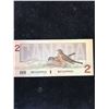 Image 2 : 1986 BANK OF CANADA $2 RADAR NOTE!