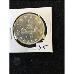 1938 CANADA SILVER DOLLAR!