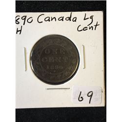 1890H CANADA LARGE CENT!