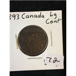 1893 CANADA LARGE CENT!